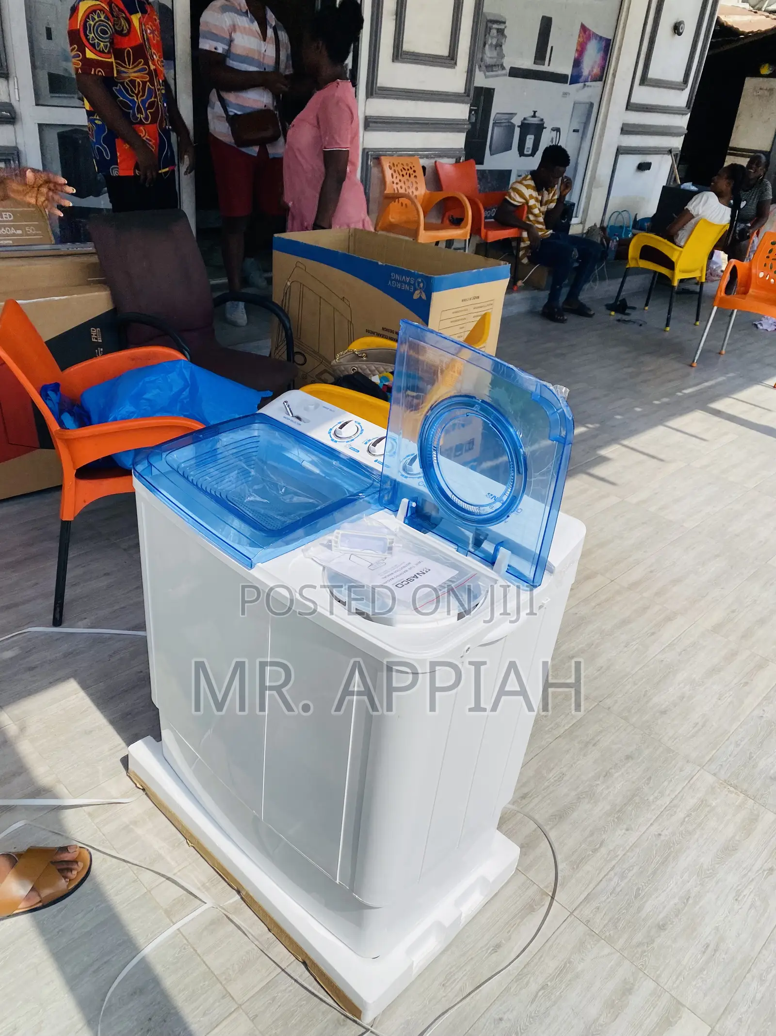 Fabulous Nasco 7kg Semiautomatic Washing Machine(White).