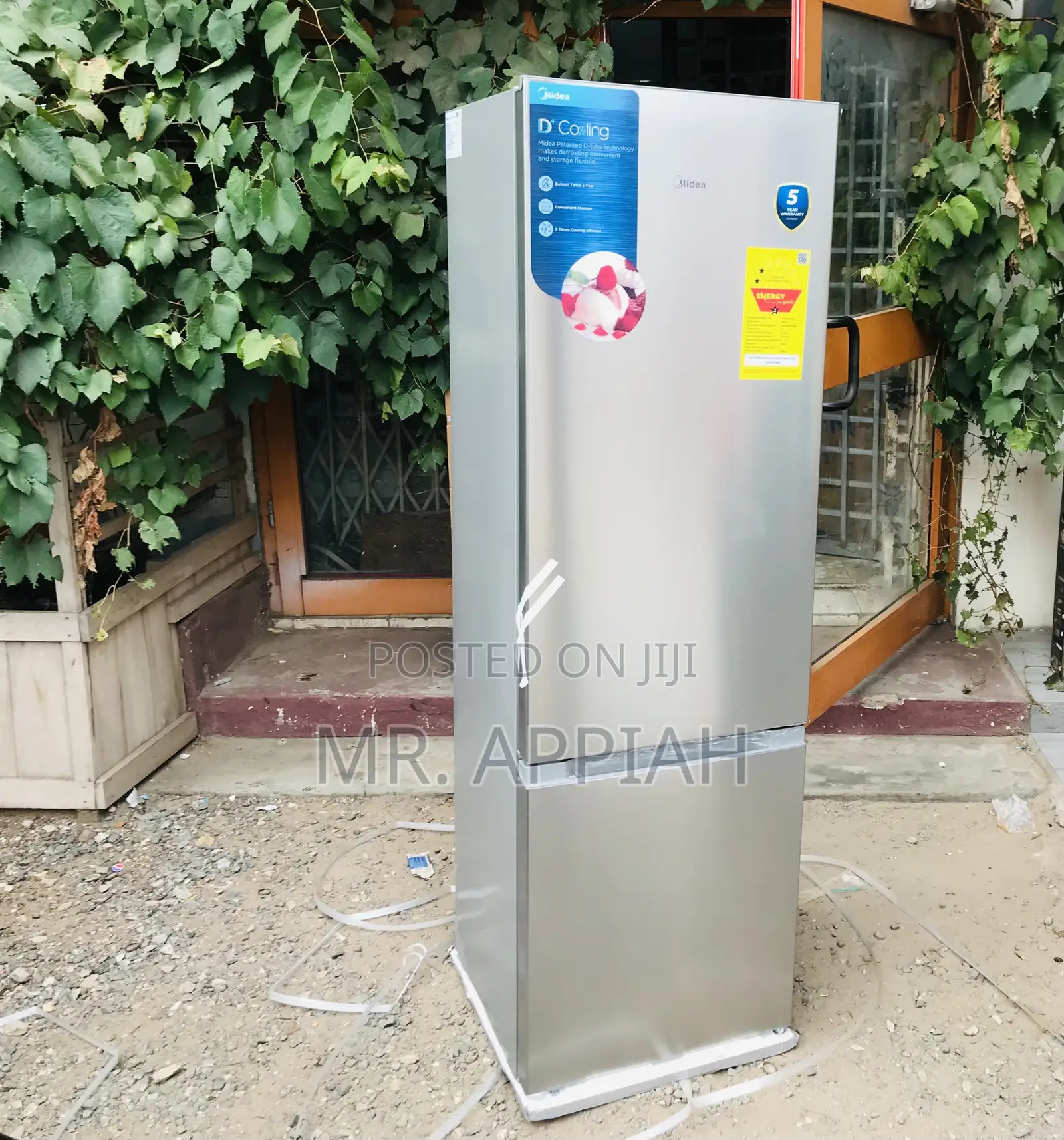 Midea(262L)Double Door Electric Refrigerator MDRB369FGN02.