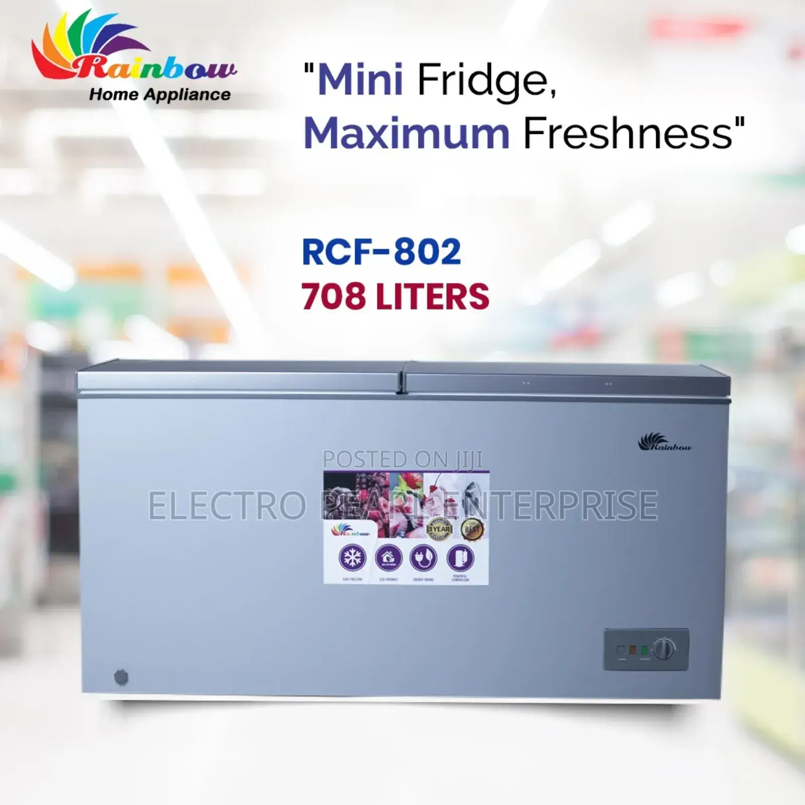 Pearl 708liters Chest Freezer