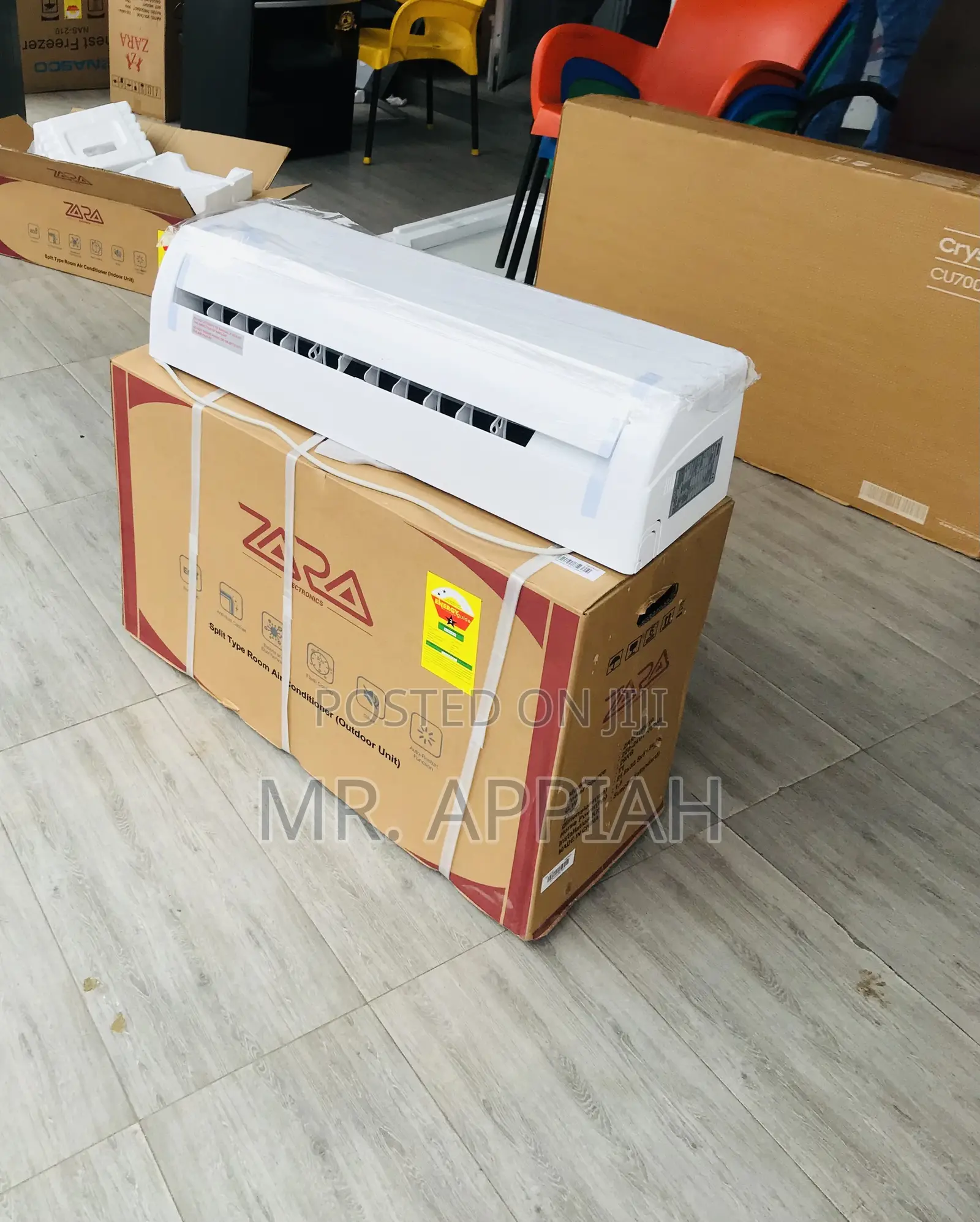 Durable Zara 1.5hp R410 Non Inverter Ac(White)