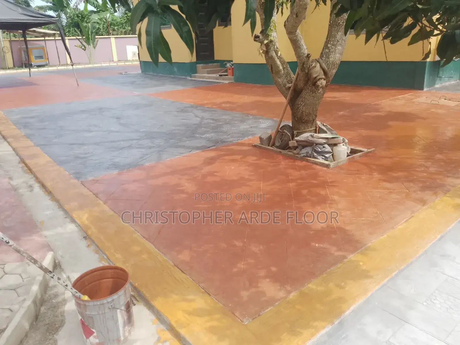 Decorative Floor Stamping