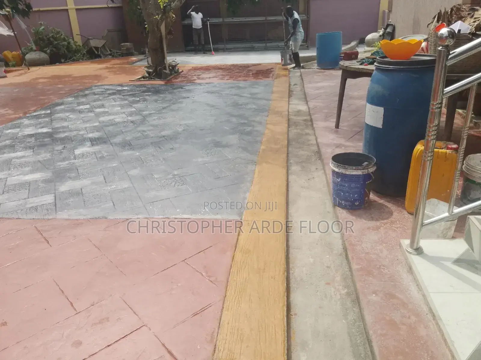 Decorative Floor Stamping