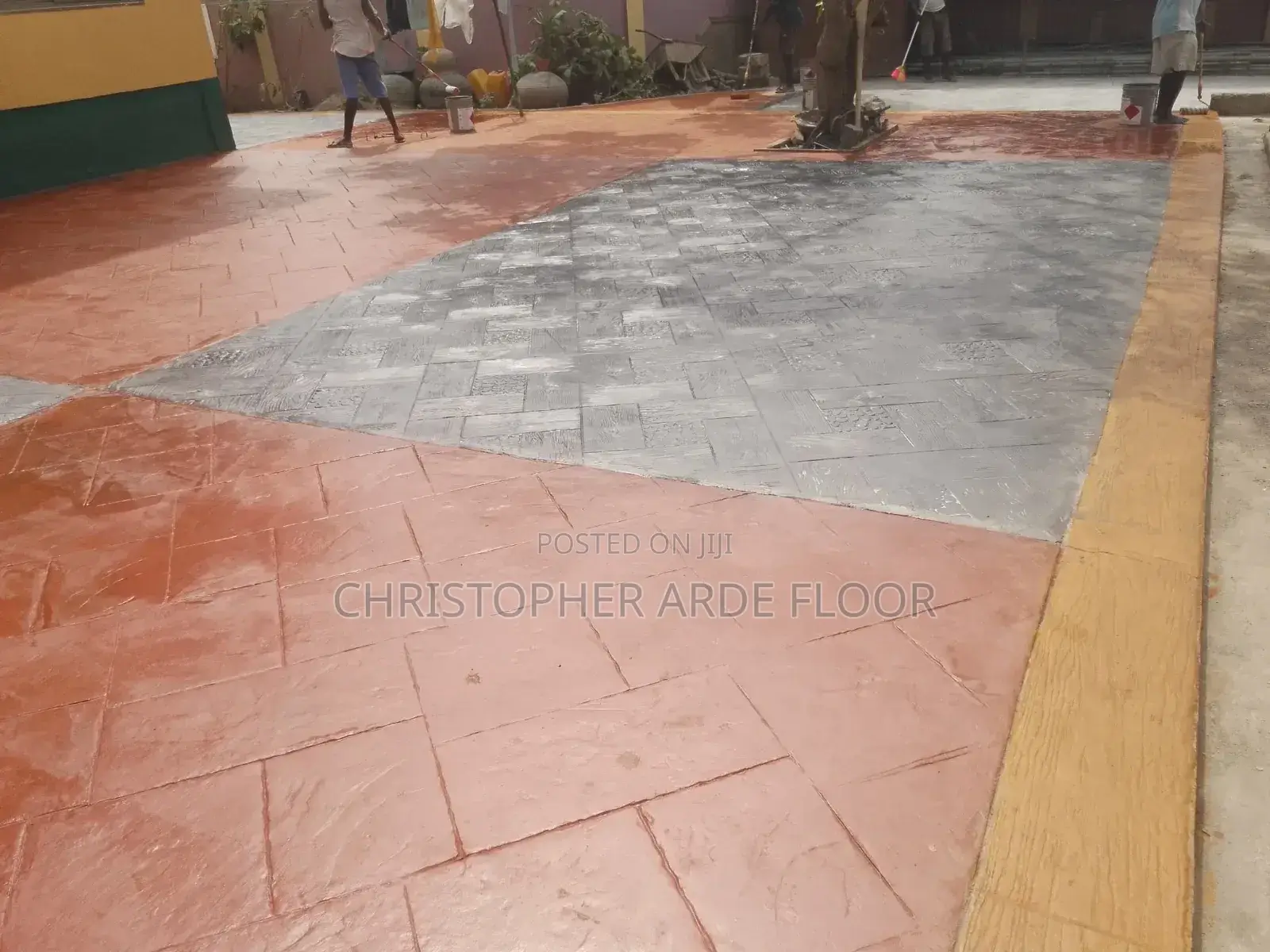 Decorative Floor Stamping