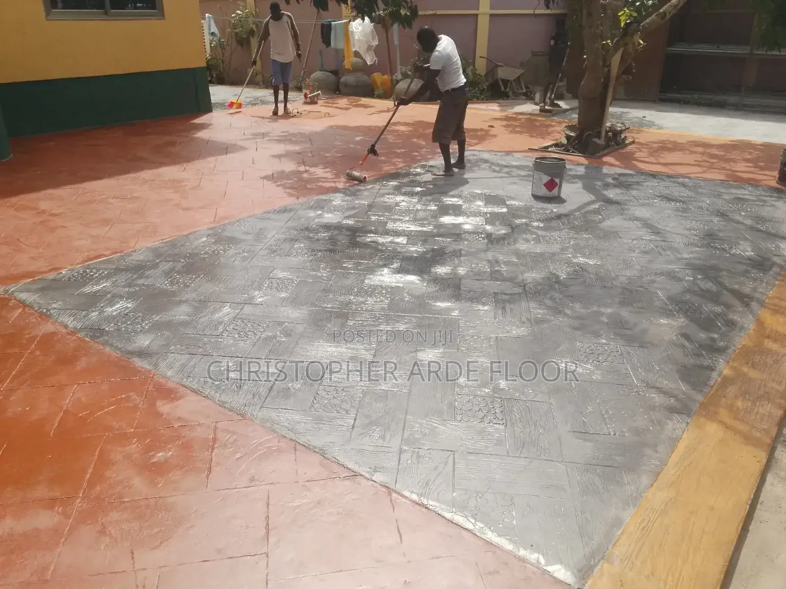 Decorative Floor Stamping