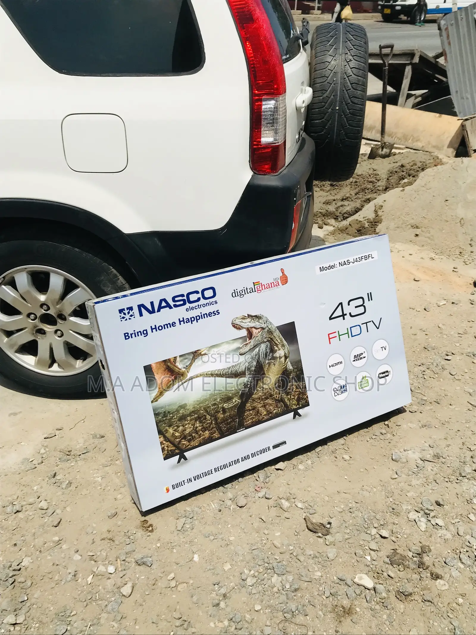 Affordable Nasco 43” Full HD Digital Satellite Television