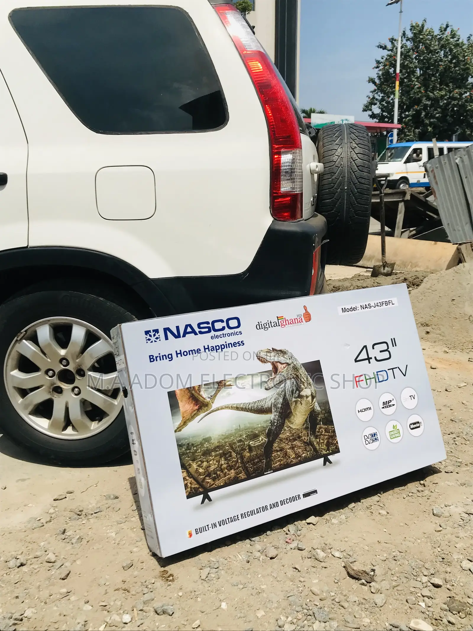 Original Nasco 43 Inch Full HD Digital Satellite Tv.