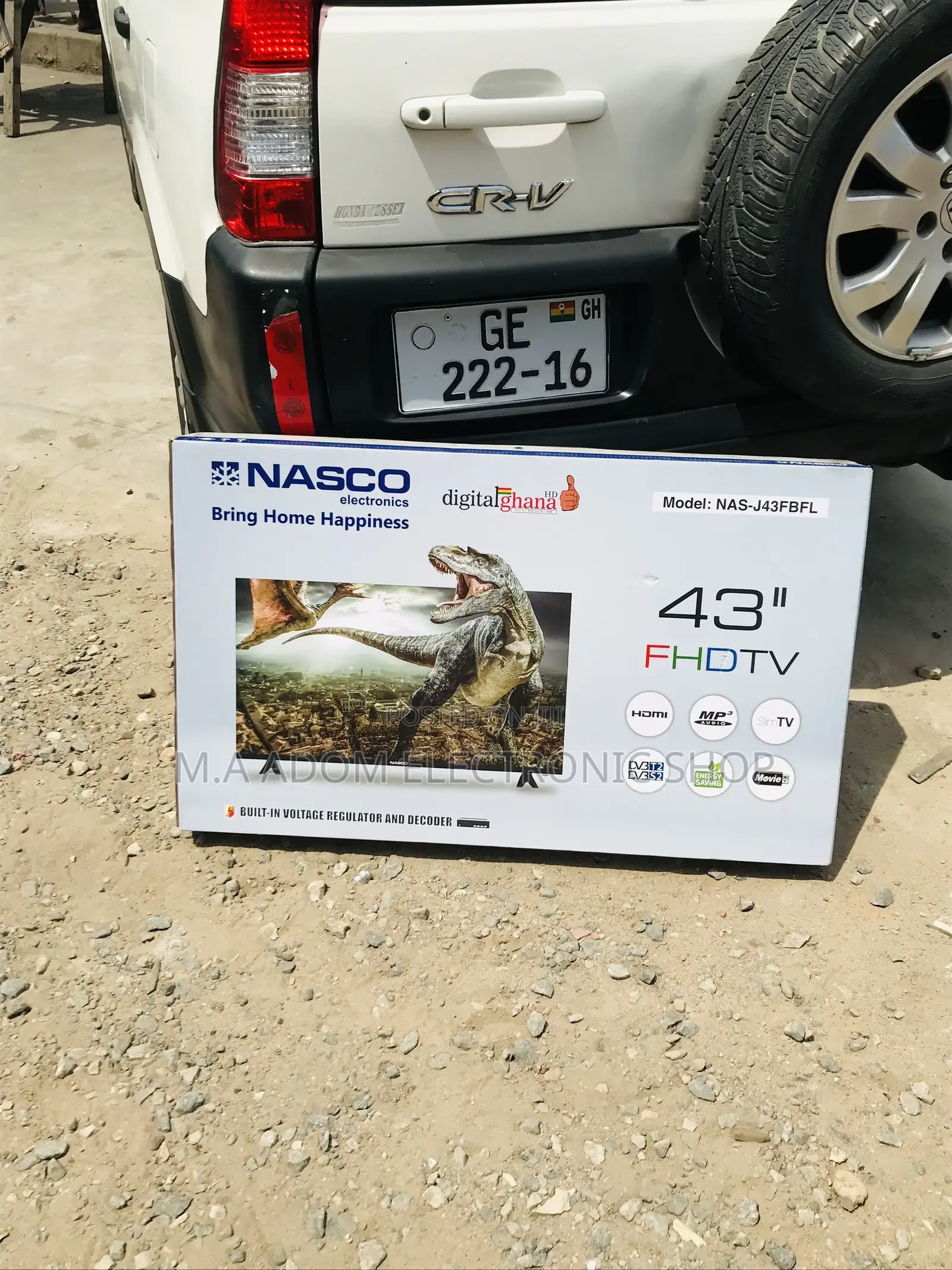 Energy Saving Nasco 43 Inch FHD Digital Satellite Led Tv