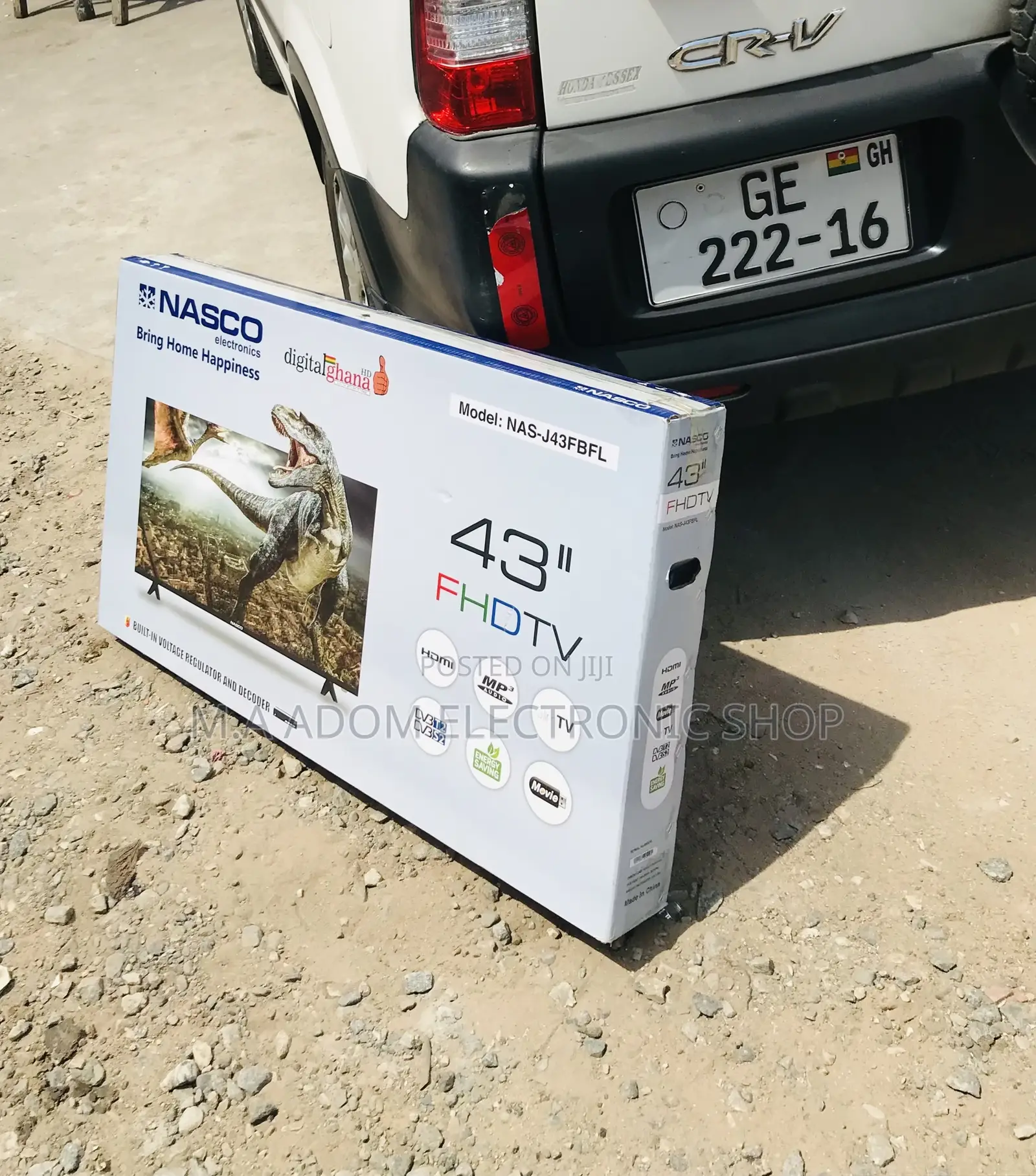 Authentic Nasco 43 Inch FHD Digital Satellite Led Tv.