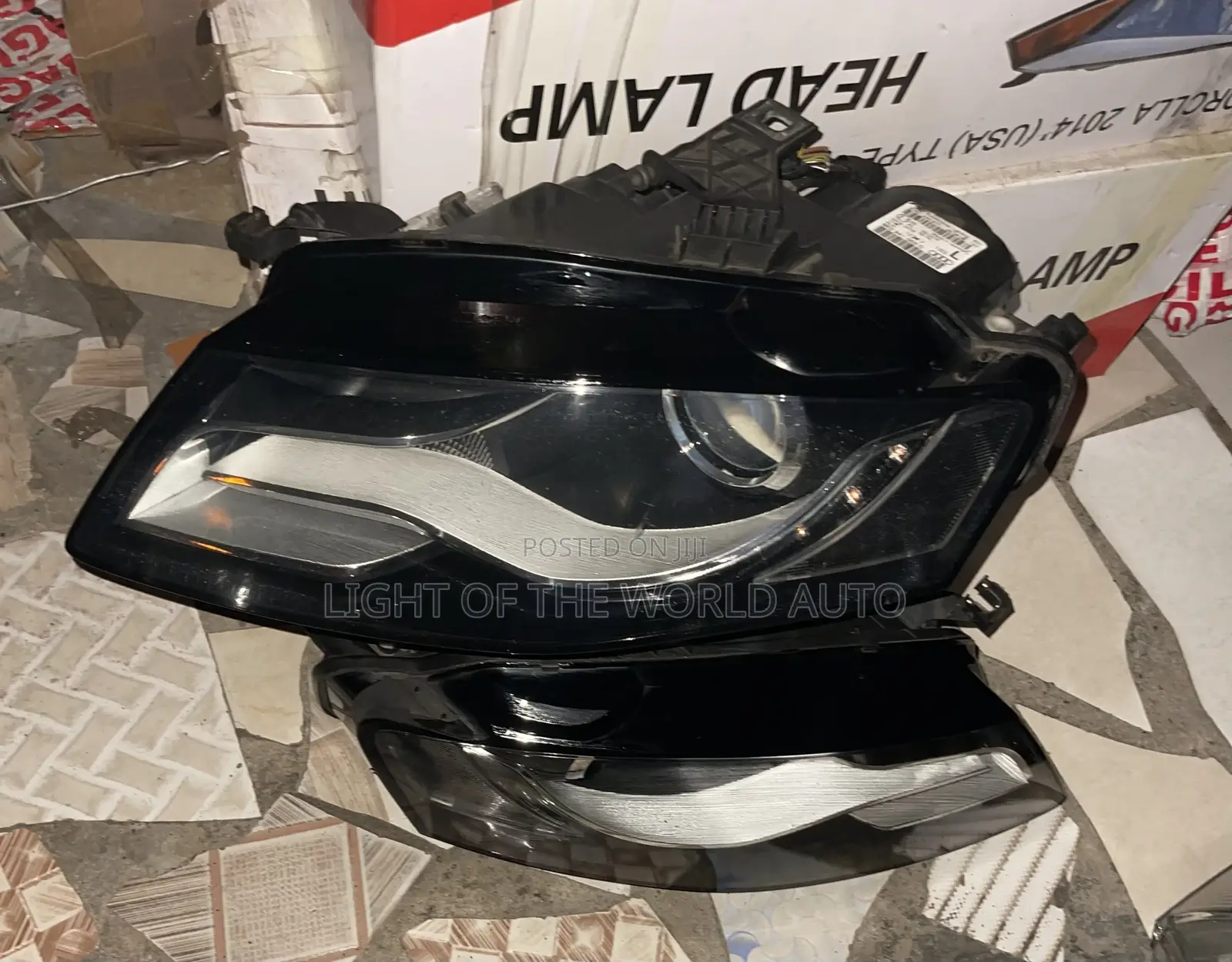 Audi A4 Headlight 2010 Led and Charger-Able Type