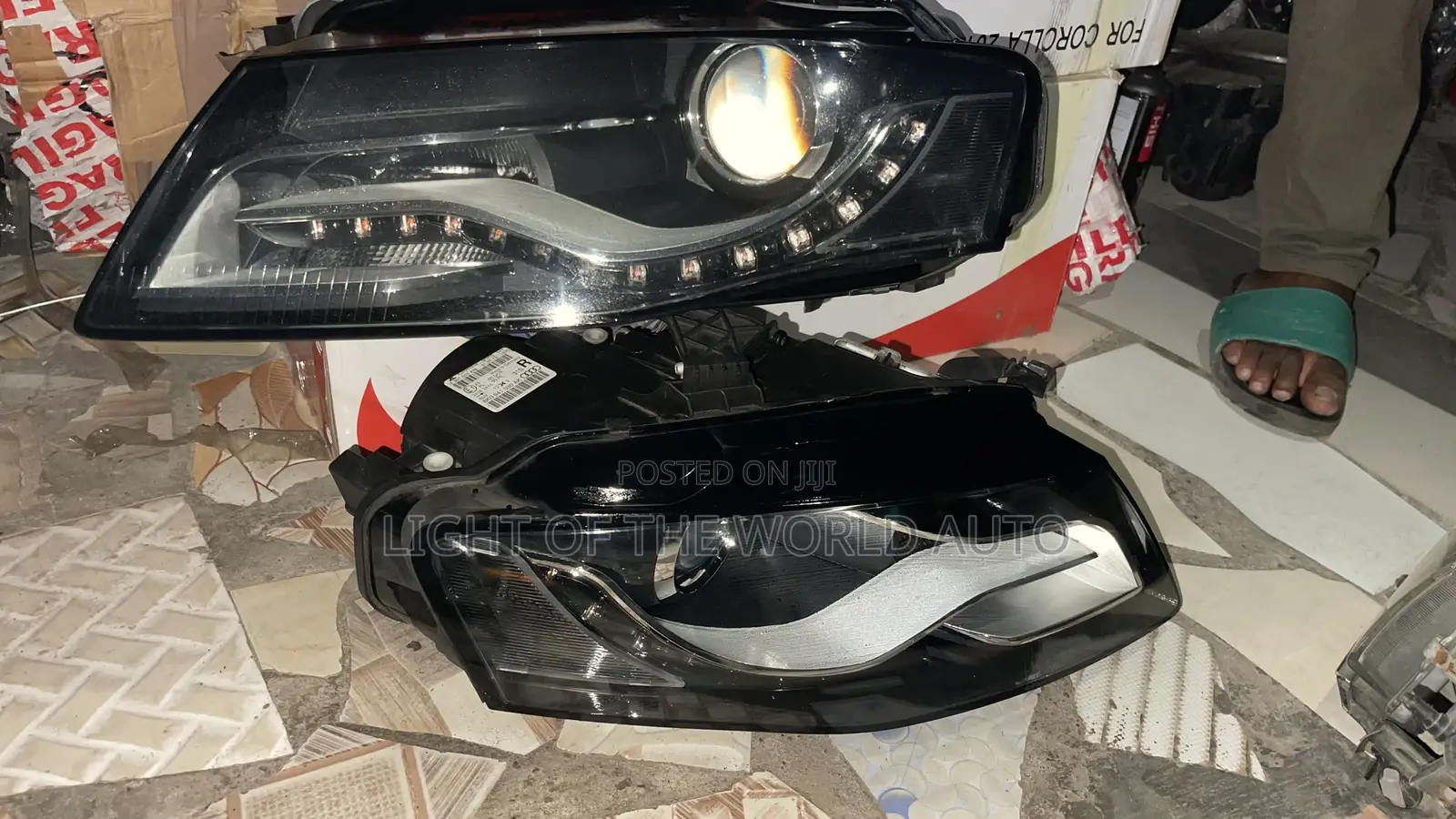 Audi A4 Headlight 2010 Led and Charger-Able Type