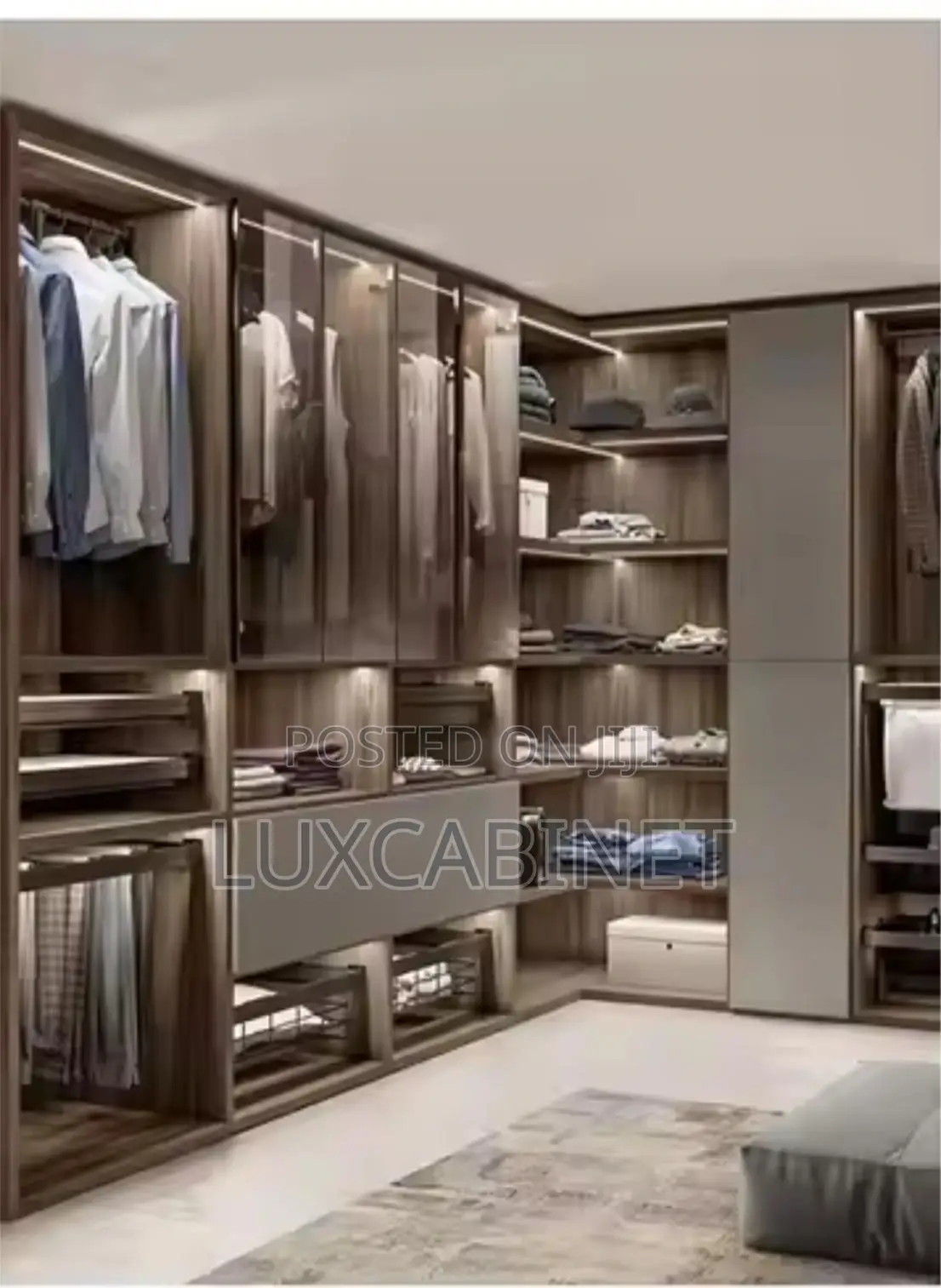 Modern Walk in Closet