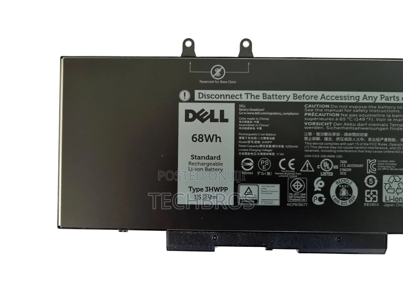Original Battery For Latitude 5501 Precision 3541 - 3hwpp