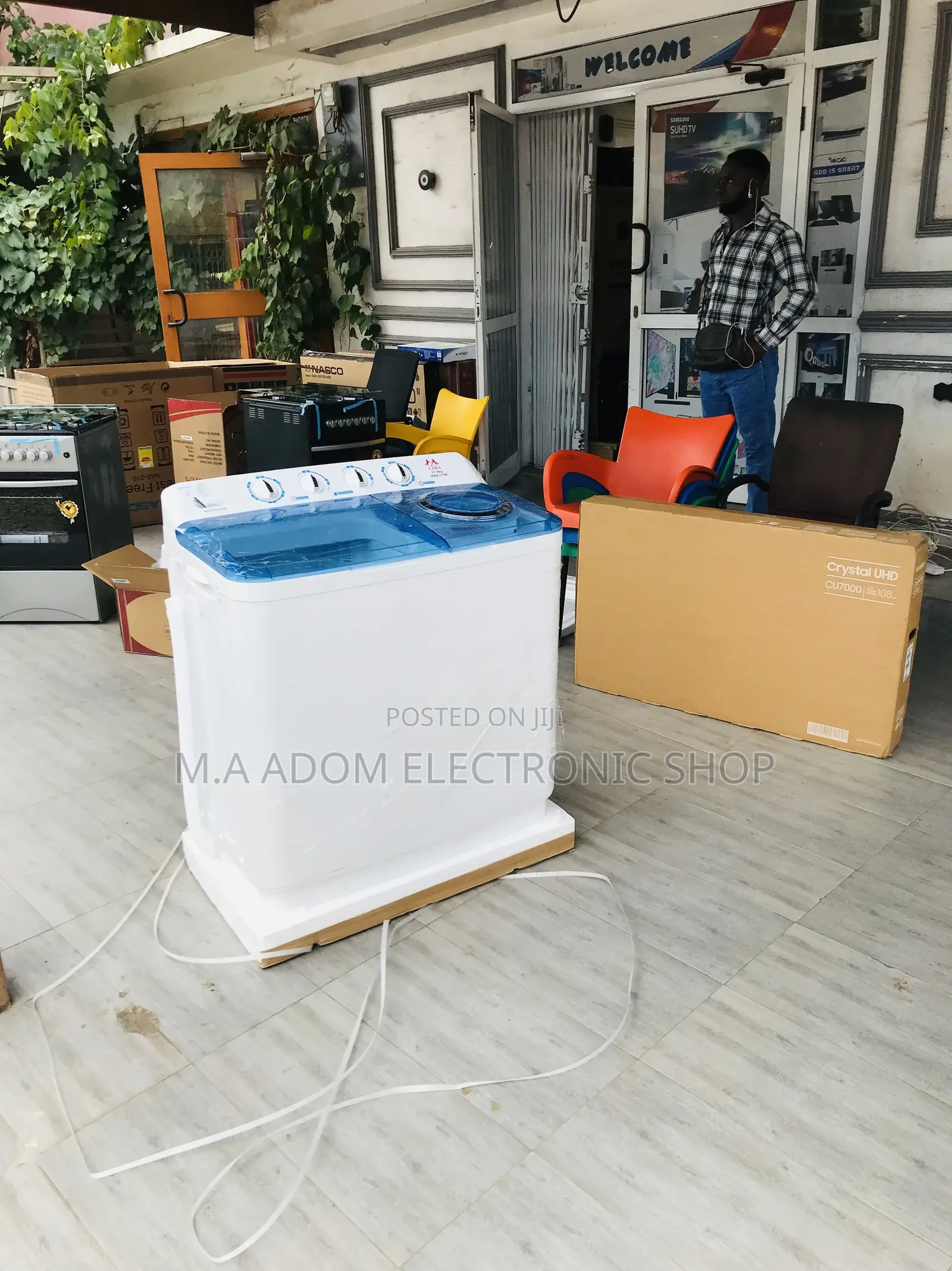 Energy Saving Zara 13kg Top Load Washing Machine + Spin/Dry.