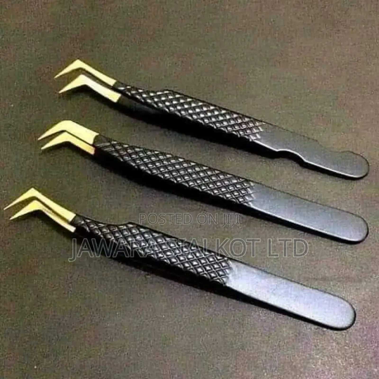 Eye Lash Extension Tweezer With Fiber Tip Stainless Steel