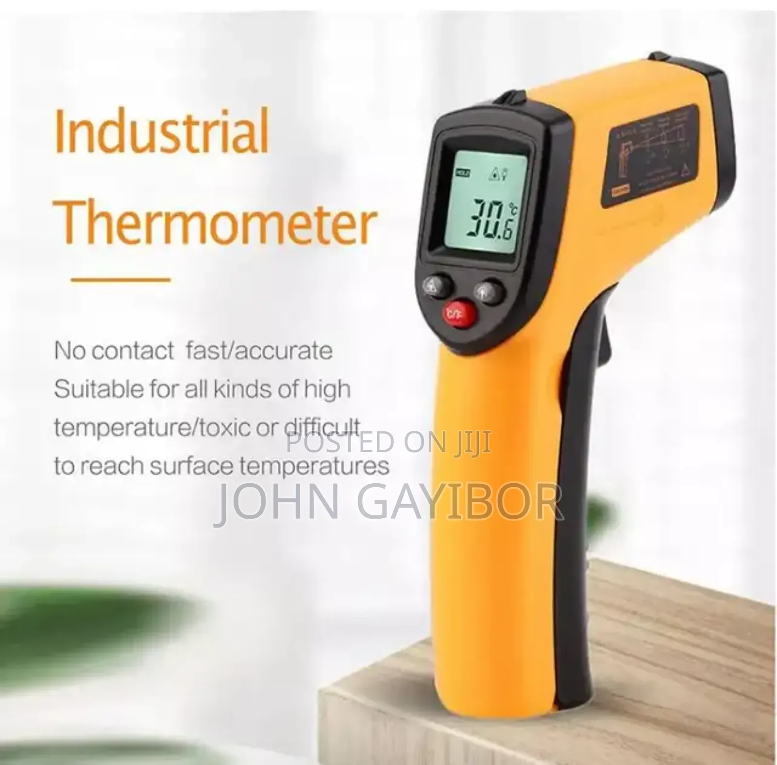 Highly Accurate Kitchen/Industrial Thermometer + 12 Months Warranty