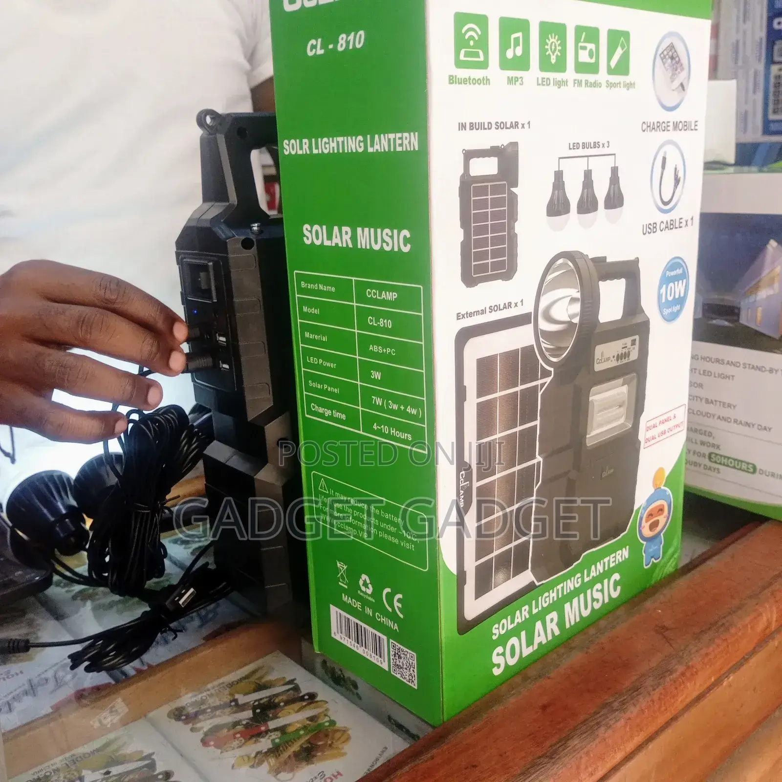 Solar Lamp/ Mp3/Radio/Bluetooth/ Led Light/ Whole Sale