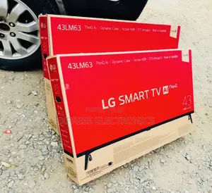 Zealous Sleek Slim Black LG 43” LM63 FHD Smart