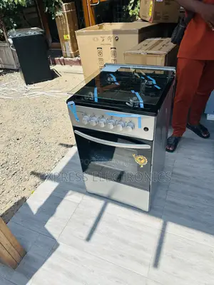 Get a New Sliver Oven 4burner 50/50 Stove