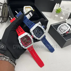 Men’S Transparent and Metallic Shell Watches
