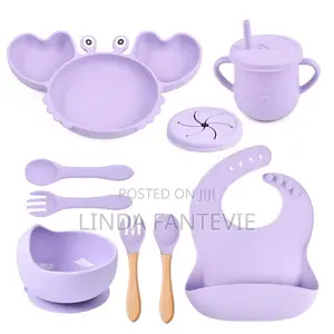 Baby Silicon Feeding Set