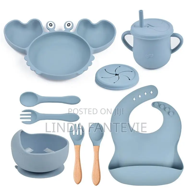 Baby Silicon Feeding Set