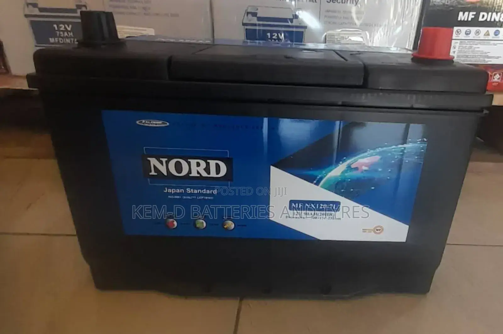 17 Plates Nord Battery - 90ah - Free Delivery