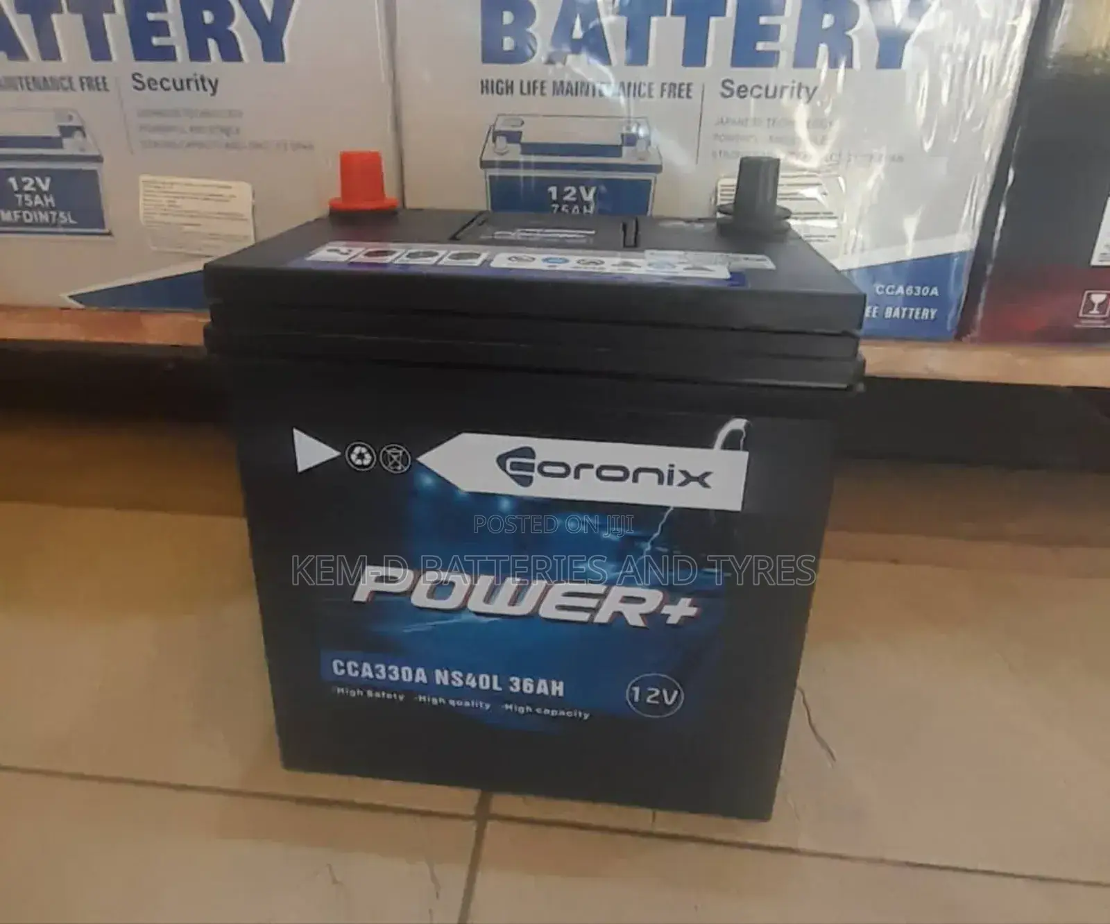 11 Plates Batteries - 36ah Coronix Battery + Free Delivery