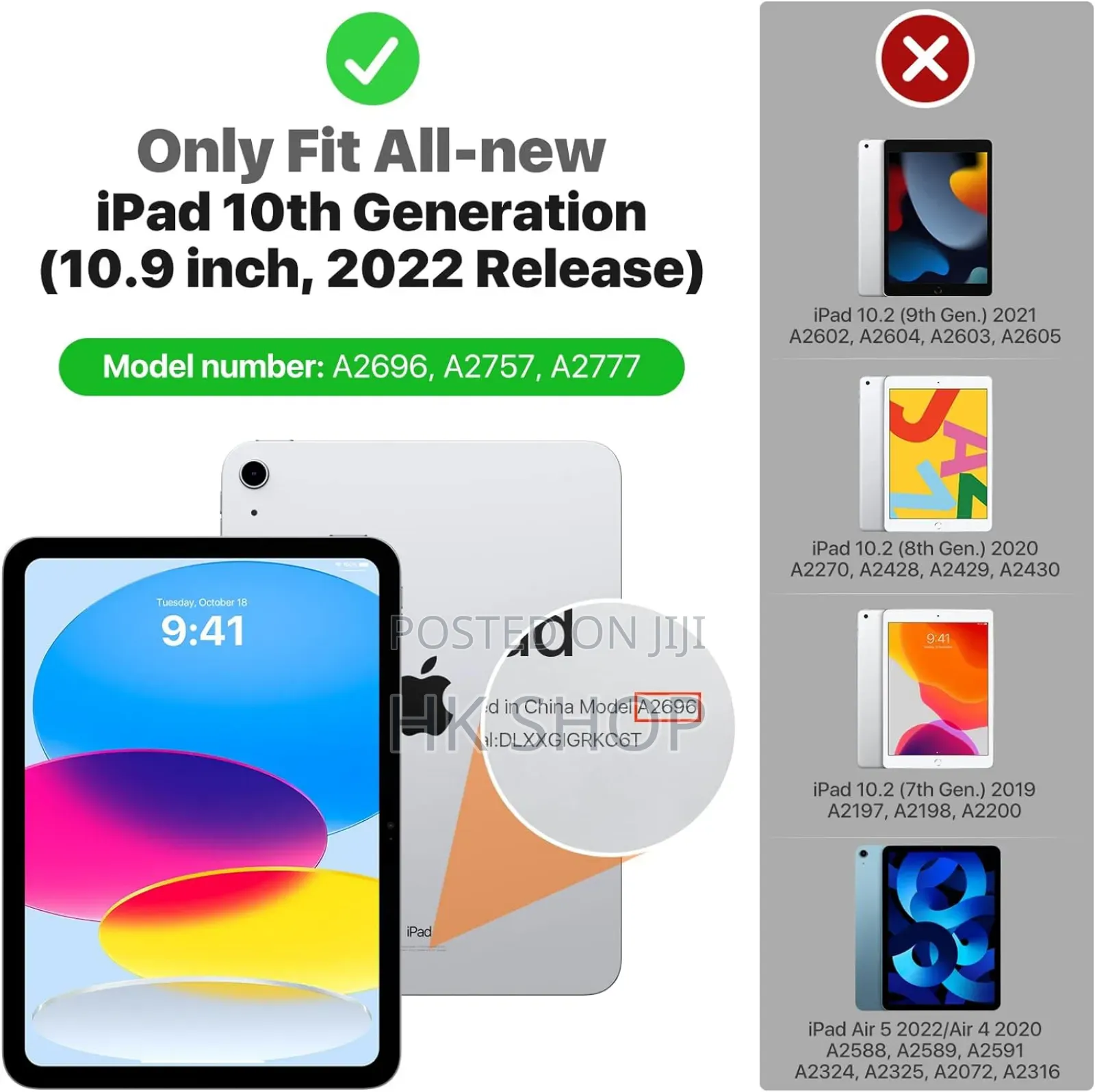 Tempered Screen Protector for iPad 10.9 Inch 2022