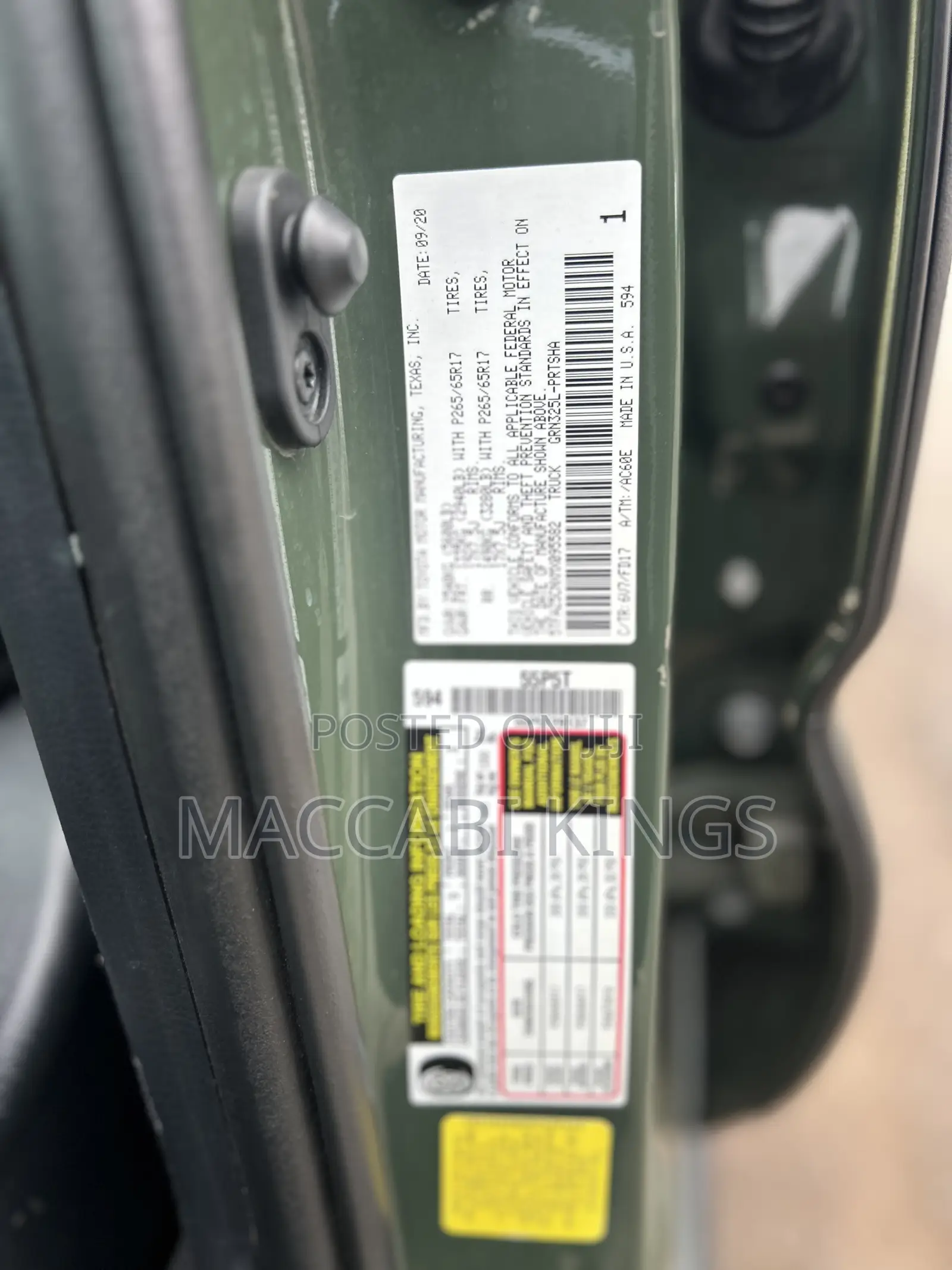 Toyota Tacoma TRD Sport 2021 Green