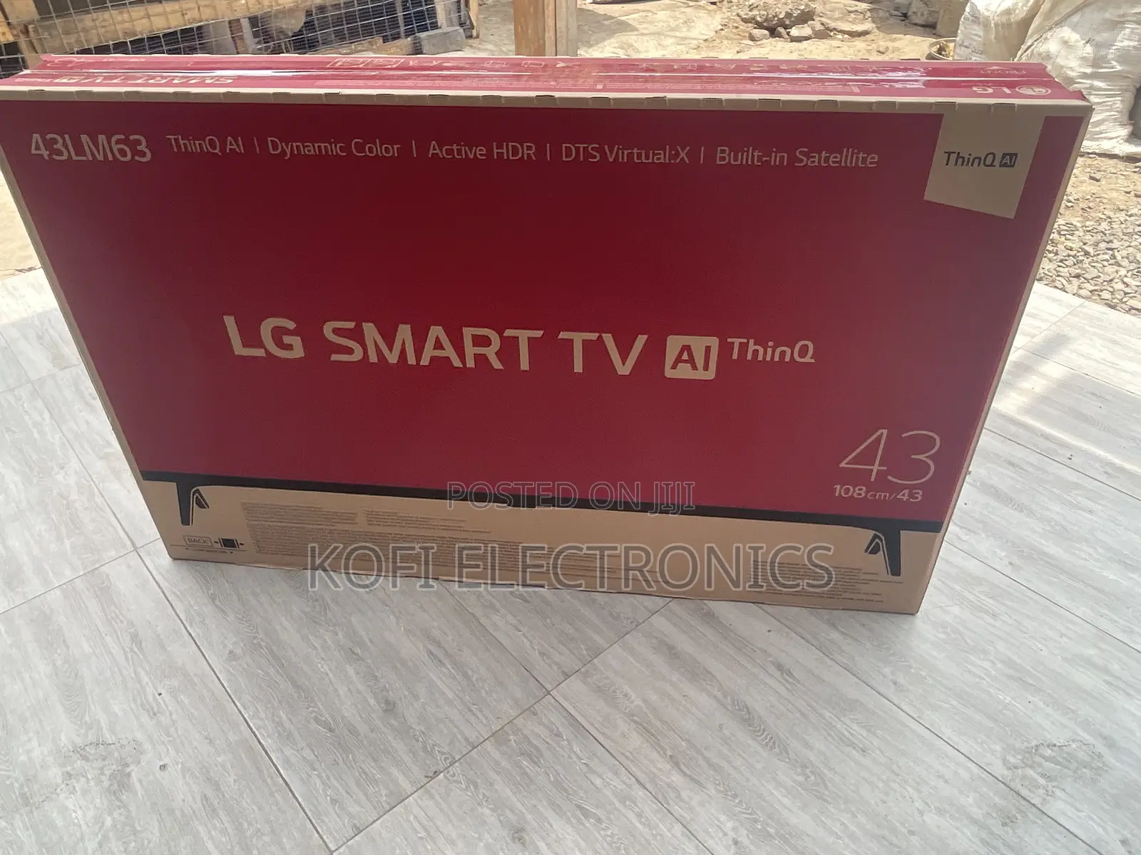 Webos Tech LG 43′′ LM6370 Series Smart Full HD HDR LED TV