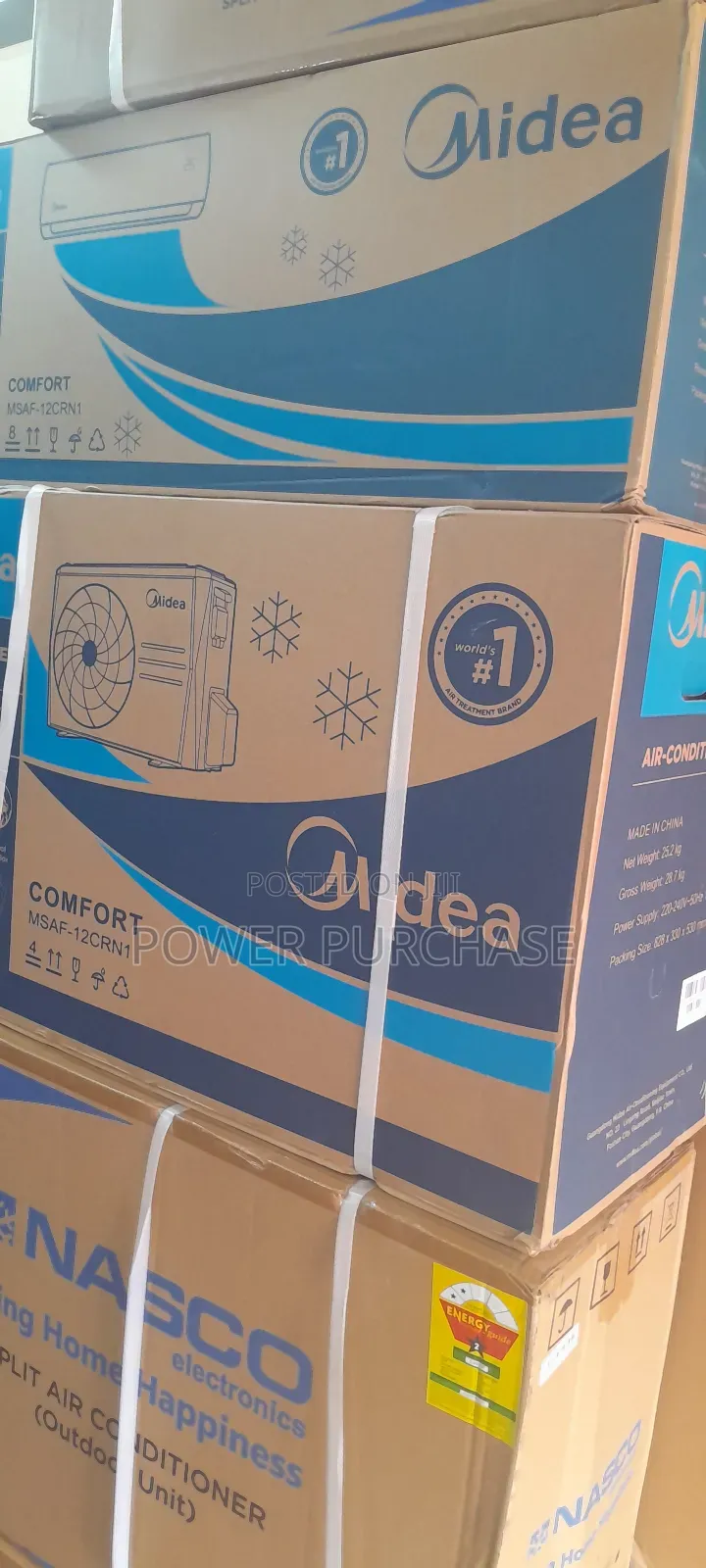 Customised 2.0hp R410 Fast Cooling Midea Ac