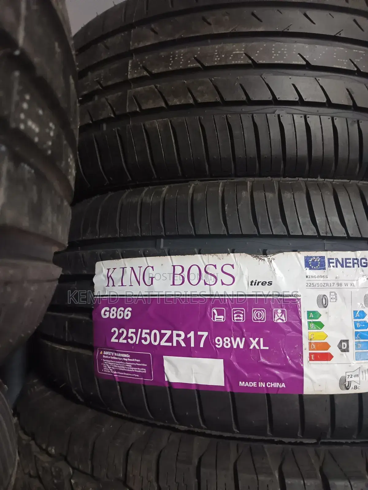 225/50r17 Tyre Tire _ Free Delivery or Free Fixing
