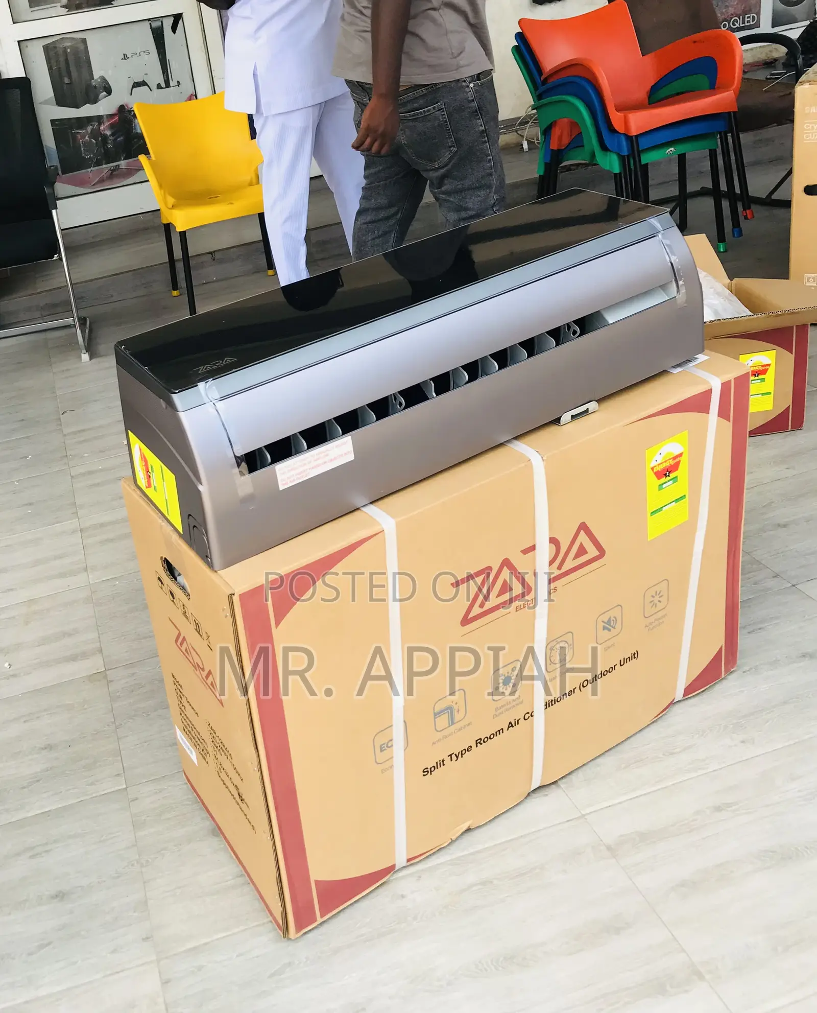 Order Authentic Zara 1.5hp Non Inverter Ac(Mirror)Black