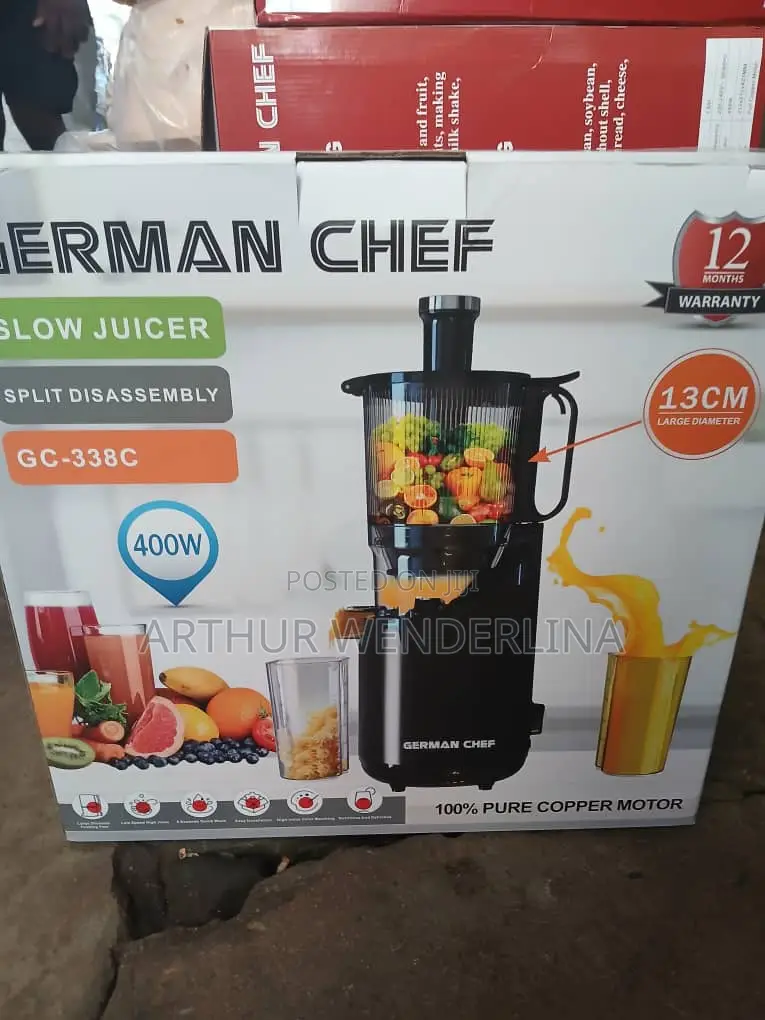 Quality German Chef Slow Juicer