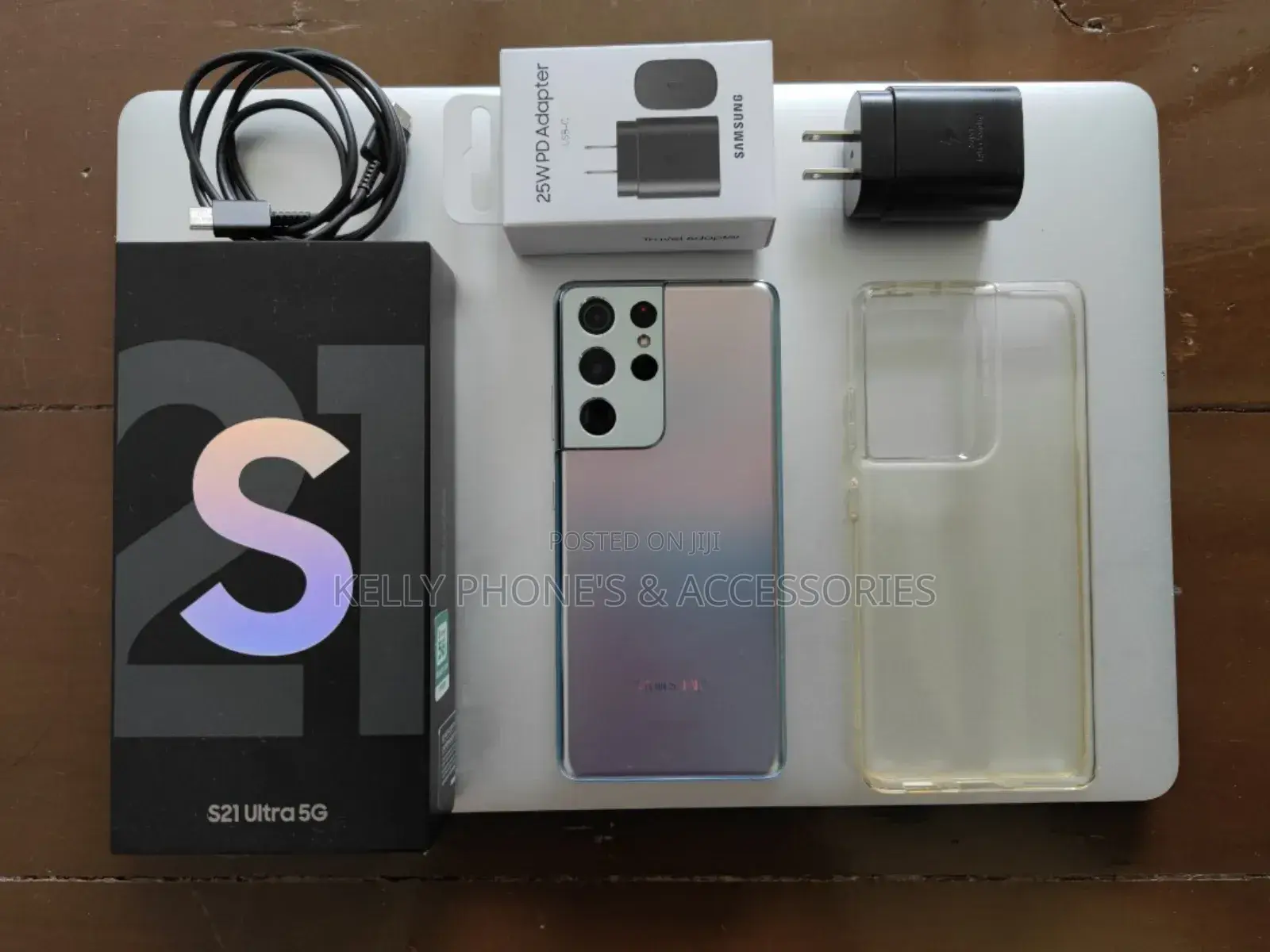 New Samsung Galaxy S21 Ultra 5G 256 GB Silver
