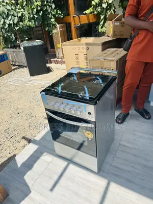 50/50 4burner Gas Cooker Oven Sliver