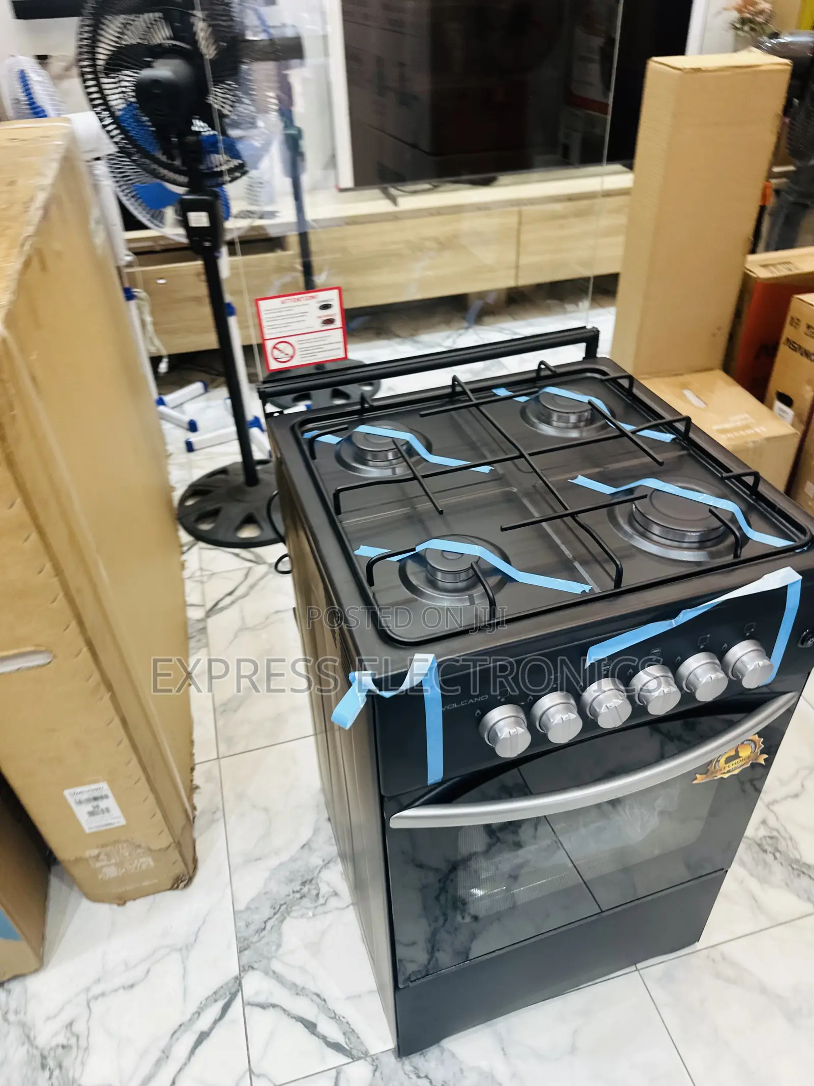 Very Affordable Price Black Gas Stove 4burner 50/50