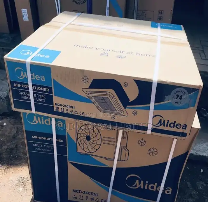 Proper MIDEA-2.5HP-R410-CASSETTE-UNIT-MCD-24CRN1