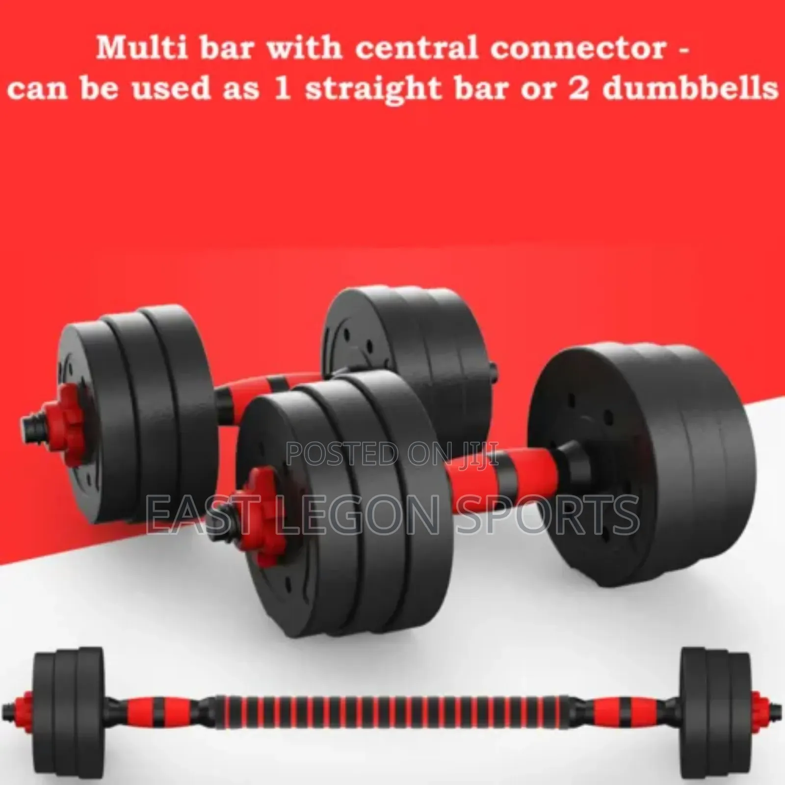 20kg 10kg X 2 Heavy Dumbells Dumbbells Weight Barbell