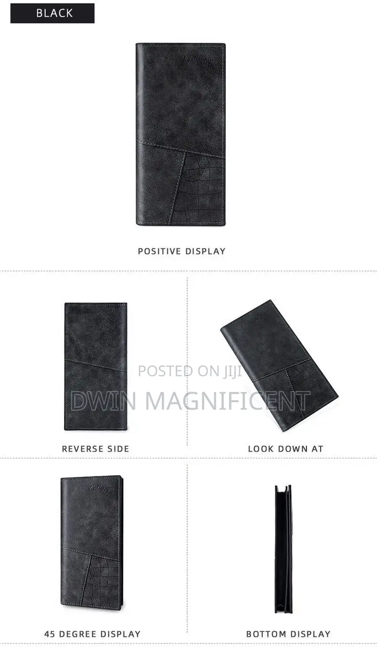 Waterproof Long Leather Wallets