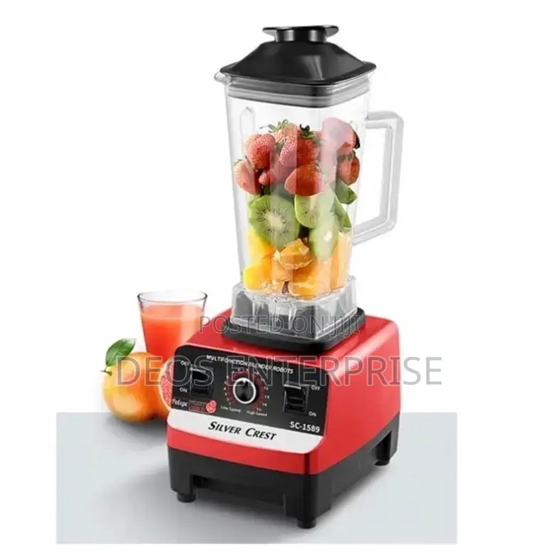 Fruit Mixer Kitchen Silver Crest 2 in 1 Blender
