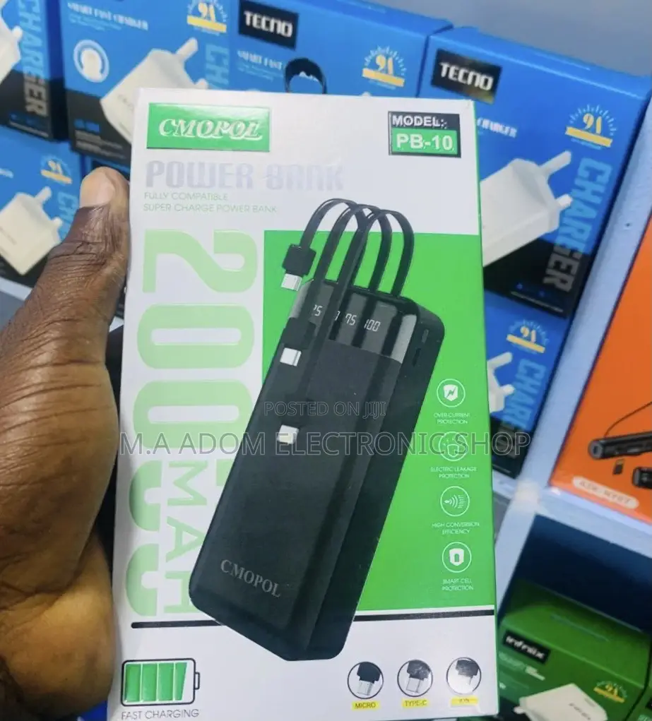 Cmopol With Fully Compatible Super Charge Power Bank.
