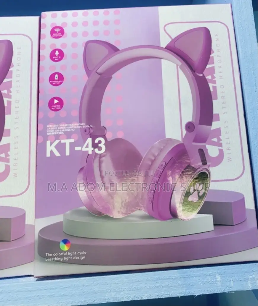 Energy Saving KT-43 Wireless Stereo Headphone(Over Ear).