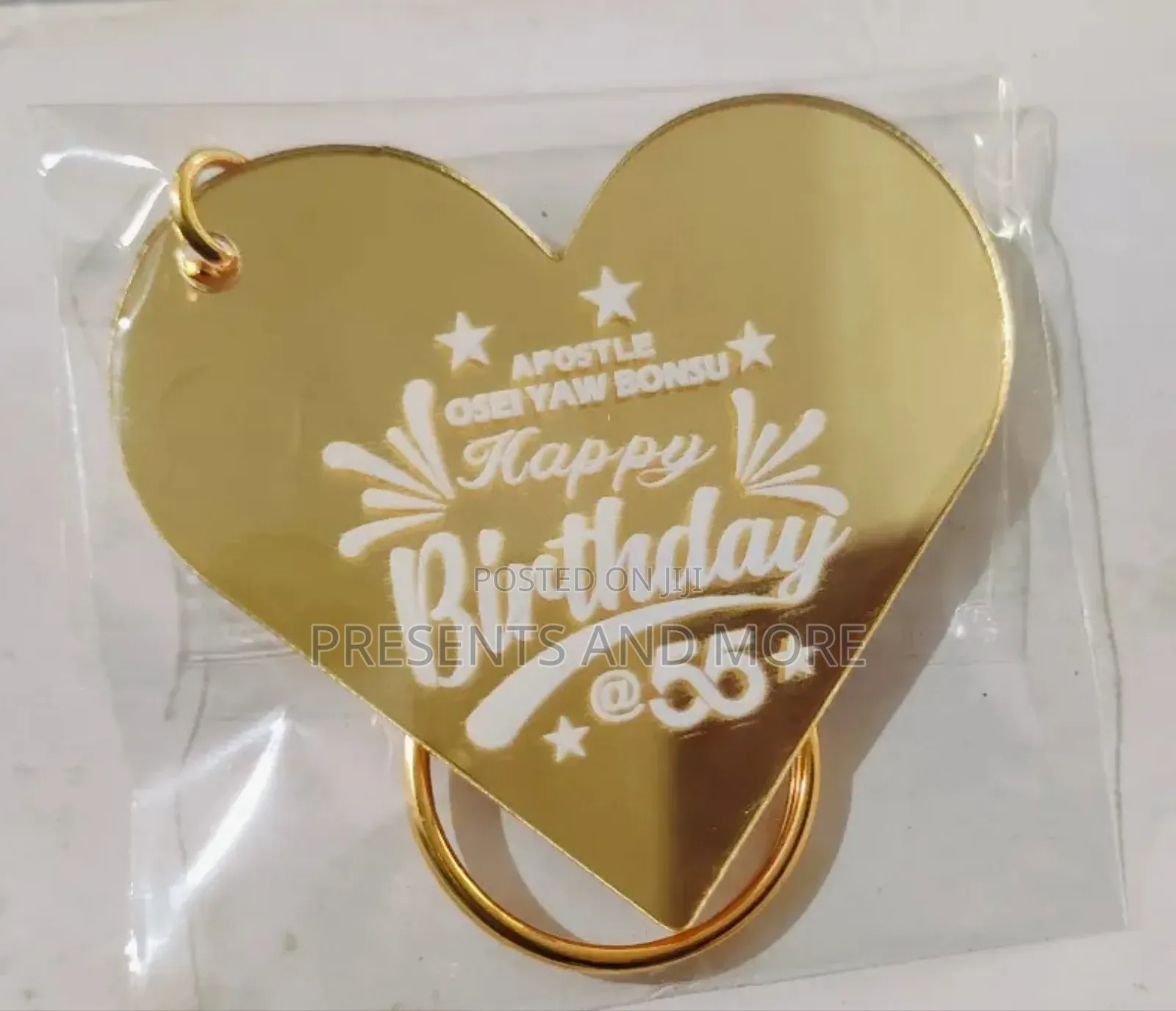Gold Acrylic Keyholder