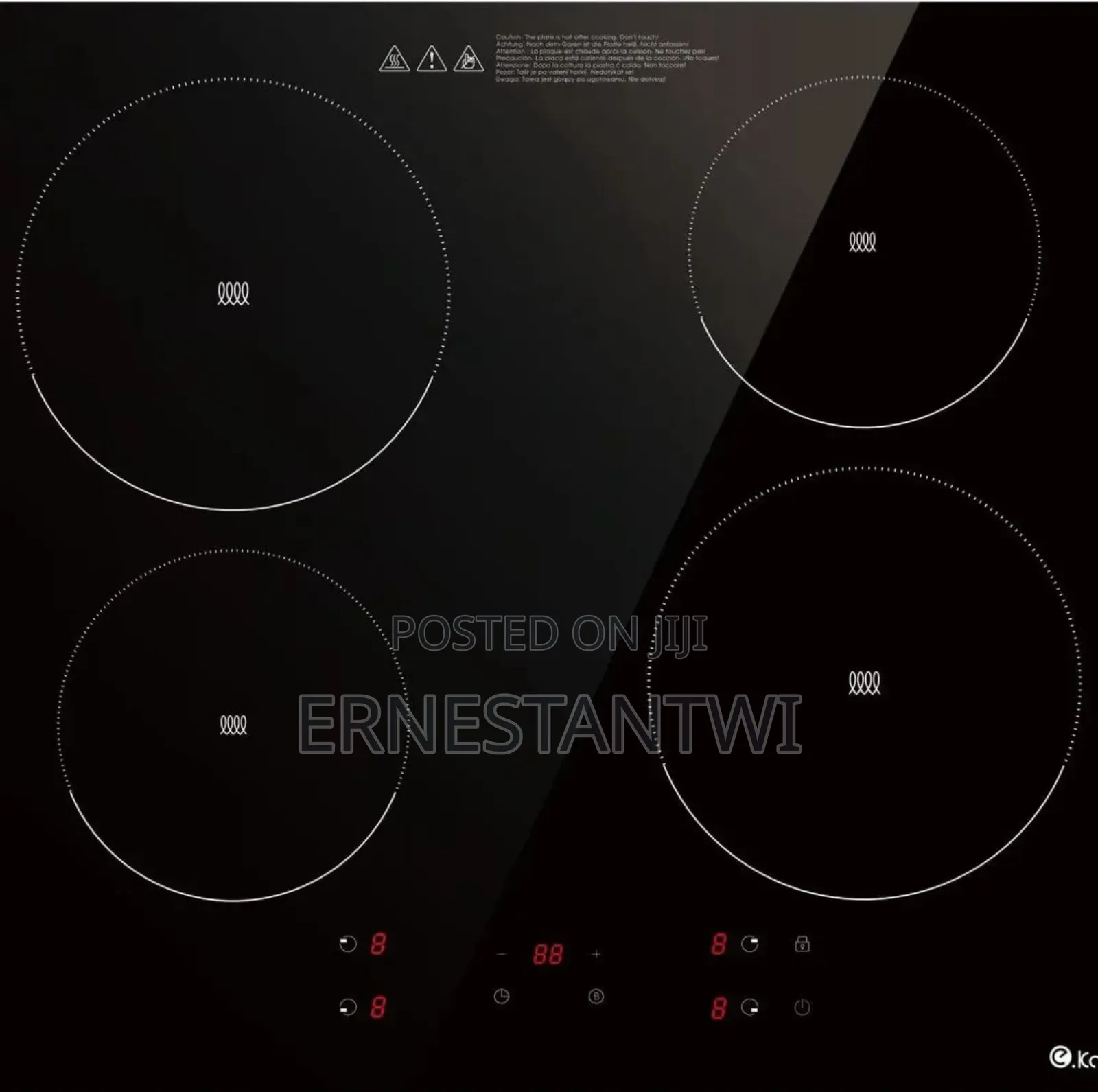 4burner Induction Cooker From Ekatro, UK