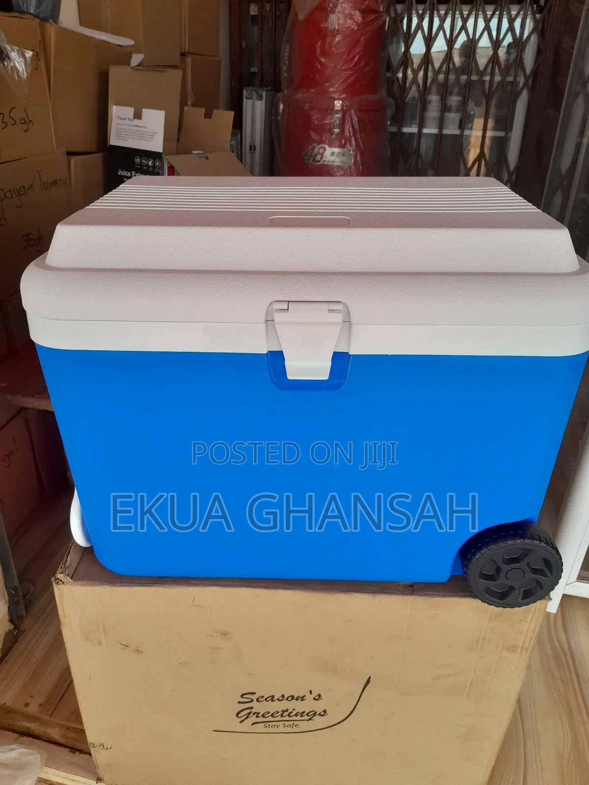 Season's Greetings Ice Chest