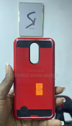Cricket LG Fortune M153 (Rugged Case) Red Back Case
