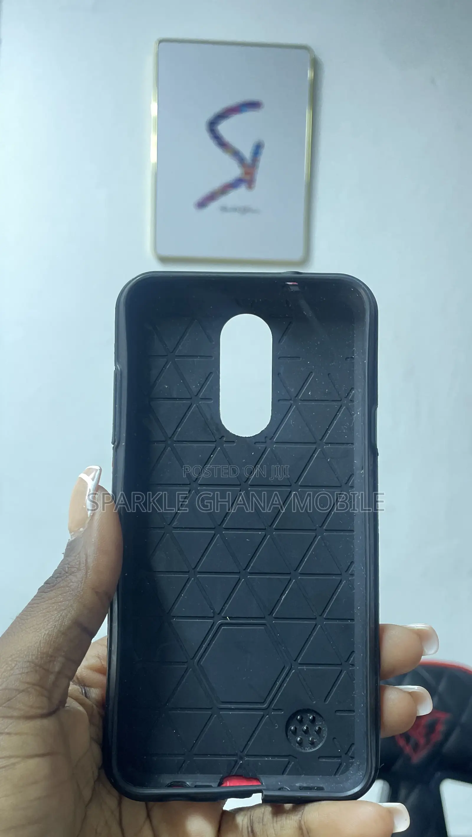 Cricket LG Fortune M153 (Rugged Case) Red Back Case