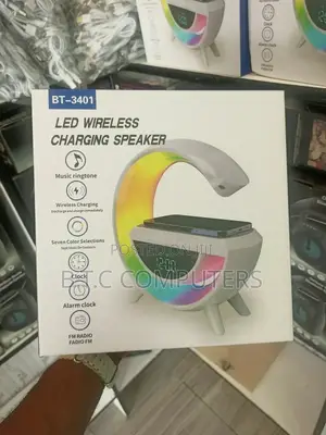 LED Wireless Charging Speaker