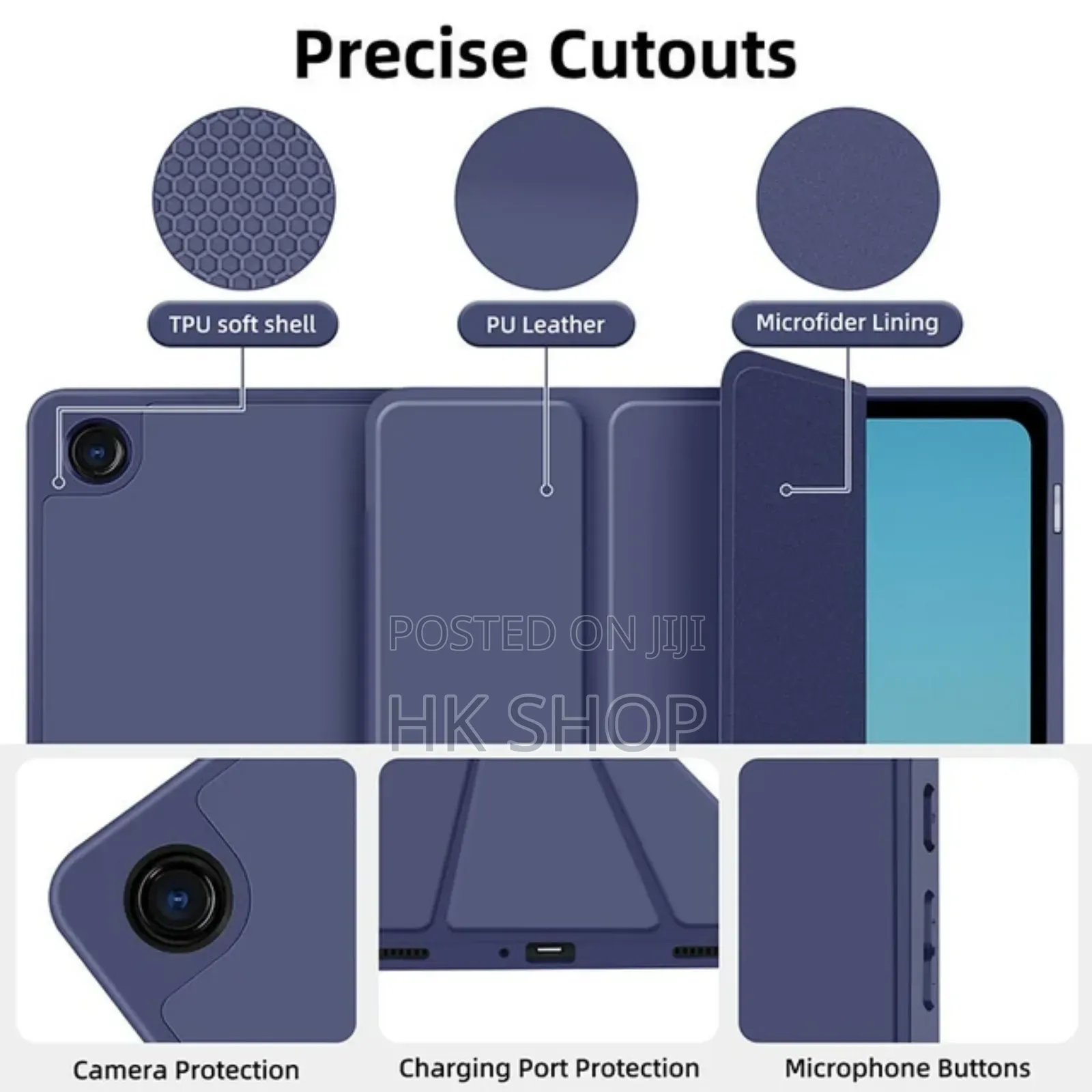 Slim Smart Case for Samsung Galaxy Tab A7 With Pen Holder